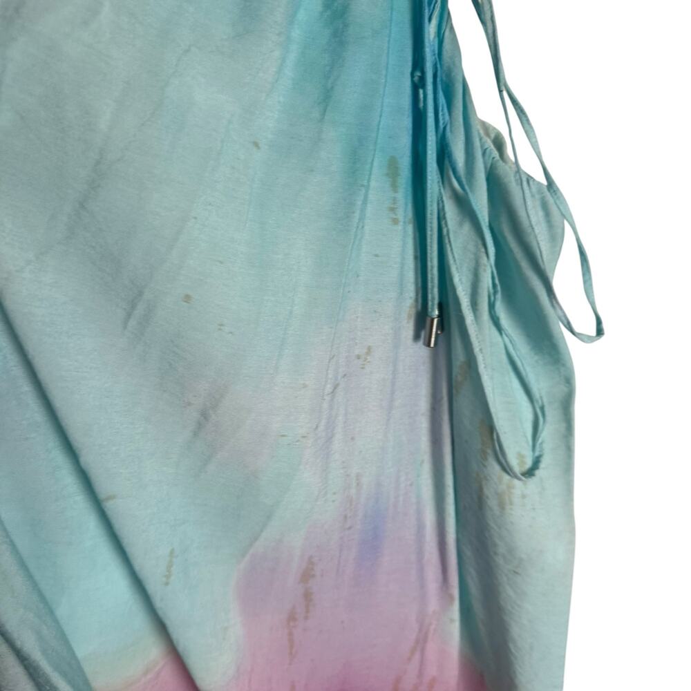 Jonathan Simkhai Alfie Multicolor Ombre Dip Dye Cut Out Sleeveless Maxi Dress S - Picture 6 of 11